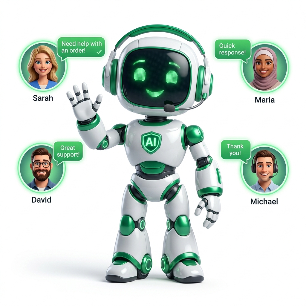 Wispasend 24/7 AI Robot & Customer Network
